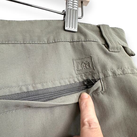 REI Co-Op Green Adventures UPF 50 Quick Dry Hiking Pants Men's Size 38x32 - Picture 13 of 16